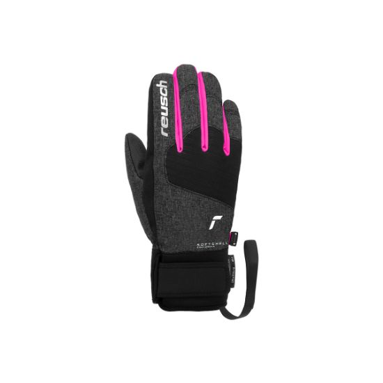 Poza cu Manusi Reusch Simon R-TEX® XT Junior black melange / black / very berry 6