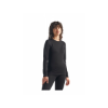 Poza cu Bluza Dama Icebreaker 260 Merino Thermal Tech Crewe Black