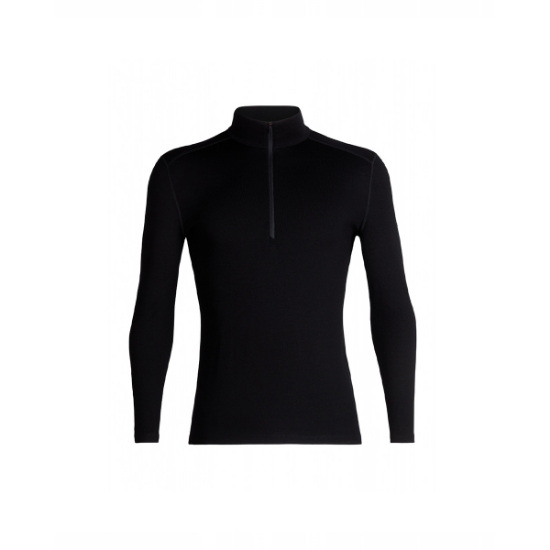 Poza cu Bluza Barbati Icebreaker 260 Merino Thermal Tech Half Zip Black