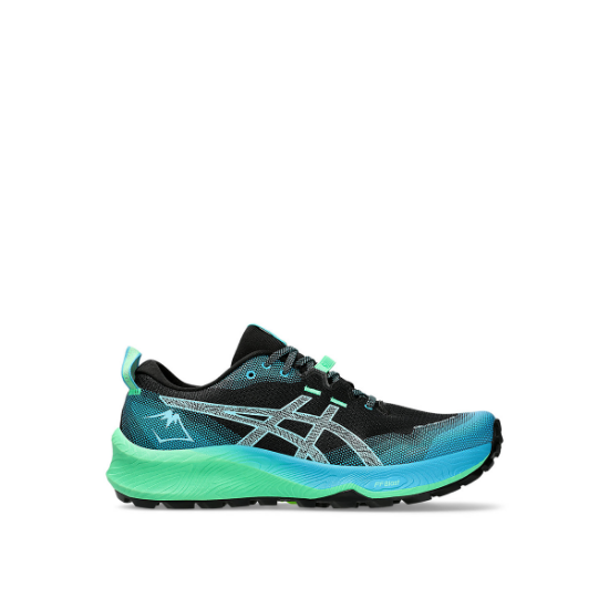 Poza cu Pantofi Alergare Barbati Asics Gel-Trabuco 12 Black/Bright Cyan 