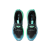 Poza cu Pantofi Alergare Barbati Asics Gel-Trabuco 12 Black/Bright Cyan 