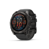 Poza cu Ceas Garmin Fenix 8 Sapphire Titanium 51mm AMOLED Carbon/Grey Black