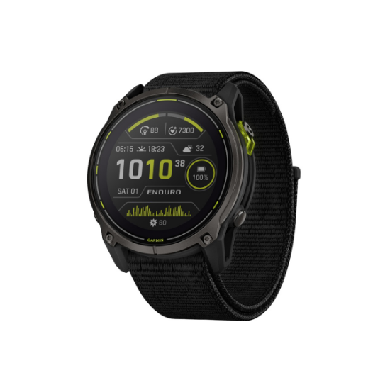 Poza cu Ceas Garmin Enduro 3 Solar Sapphire Carbon Grey Titanium/Black