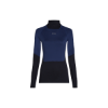 Poza cu Bluza Dama Icebreaker 200 Oasis Sonebula LS High Neck Navy/Royal Navy/Snow/CB