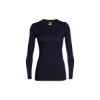 Poza cu Bluza Dama Icebreaker 200 Oasis LS Crewe Midnight Navy