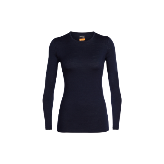 Poza cu Bluza Dama Icebreaker 200 Oasis LS Crewe Midnight Navy