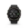 Poza cu Ceas Garmin Fenix 8 SOLAR Sapphire Titanium 51mm Carbon Grey/Black