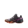 Poza cu Pantofi Alergare Trail Dama Salomon Speedcross 6 Gore-Tex Moonscape / Black / Bird Of Paradise