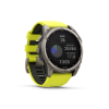 Poza cu Ceas Garmin Fenix 8 SOLAR Sapphire Titanium 51mm Amp Yellow/Graphite