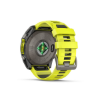 Poza cu Ceas Garmin Fenix 8 SOLAR Sapphire Titanium 51mm Amp Yellow/Graphite