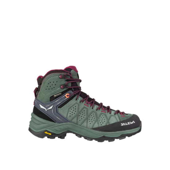 Poza cu Bocanci Dama Salewa Alp Trainer II Mid GTX Duck Green/Rhododendron