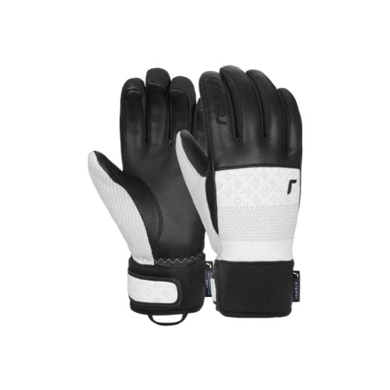 Poza cu Manusi Schi Dama Reusch Re:Knit Elisabeth R-TEX® XT White/Black