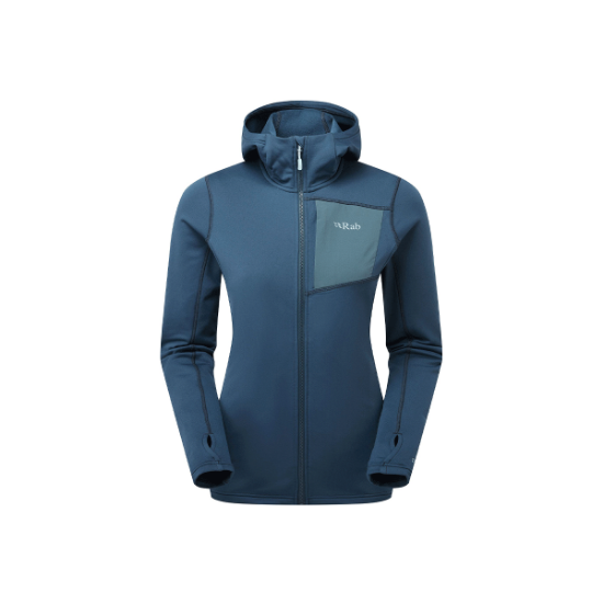 Poza cu Jacheta Dama Rab Superflux Hoody Tempest Blue