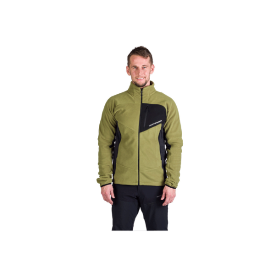 Poza cu Polar Fleece Barbati Northfinder Fulvio Black Dark Green