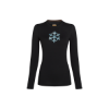 Poza cu Bluza Dama Icebreaker Merino 200 Oasis LS Crewe POW Black