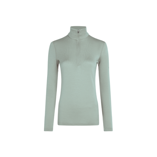 Poza cu Bluza Dama Icebreaker Merino 260 Thermal Tech Half Zip Moss