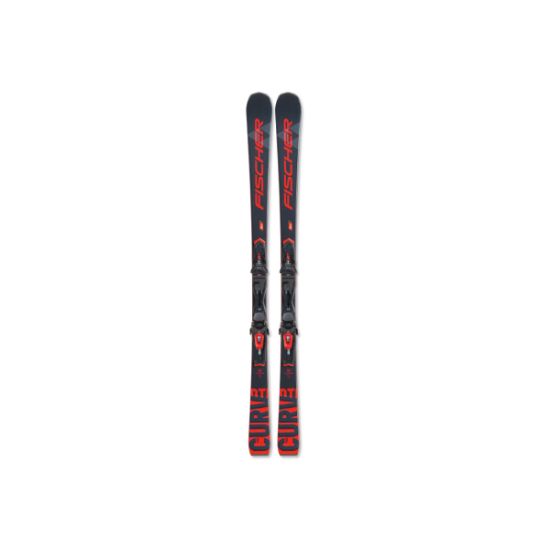 Poza cu Schiuri Unisex Fischer S The Curv DTI Black/Red + Legaturi