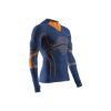 Poza cu Bluza Barbati X-Bionic Energy Accumulator Light Half Zip Marine/Orange