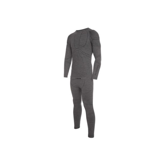 Poza cu Set Bluza + Pantaloni de Corp Barbati Viking Lan Pro Grey