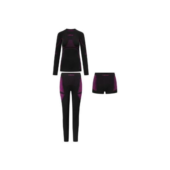 Poza cu Set Bluza + Pantaloni + Lenjerie Intima de Corp Dama Viking Etna Black