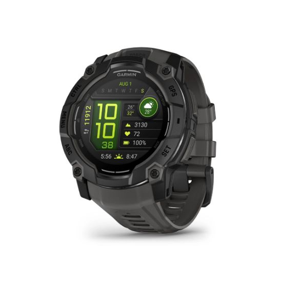 Poza cu Ceas Garmin Instinct 3 Amoled 50mm Black Charcoal