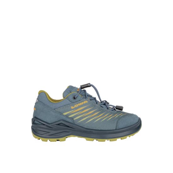 Poza cu Pantofi Drumetie Copii Lowa Zirrox II GTX Lo Brown Petrol/Mustard