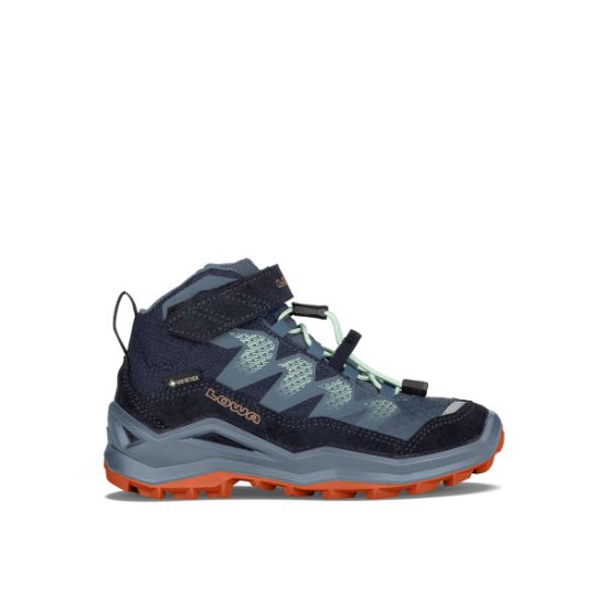 Poza cu Bocanci Drumetie Copii Lowa Maddox PRO GTX MID VC Navy/SMK Blue