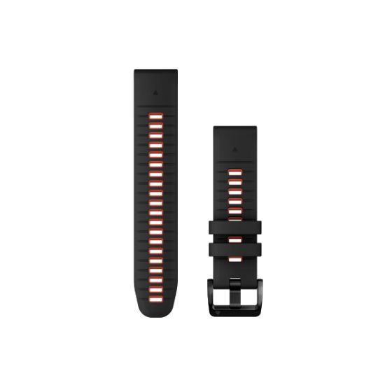 Poza cu Curea Ceas Garmin Silicon Quickfit 22MM Black/Flame