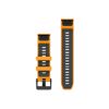 Poza cu Curea Ceas Garmin Silicon Quickfit 22MM Spark Orange/Graphite